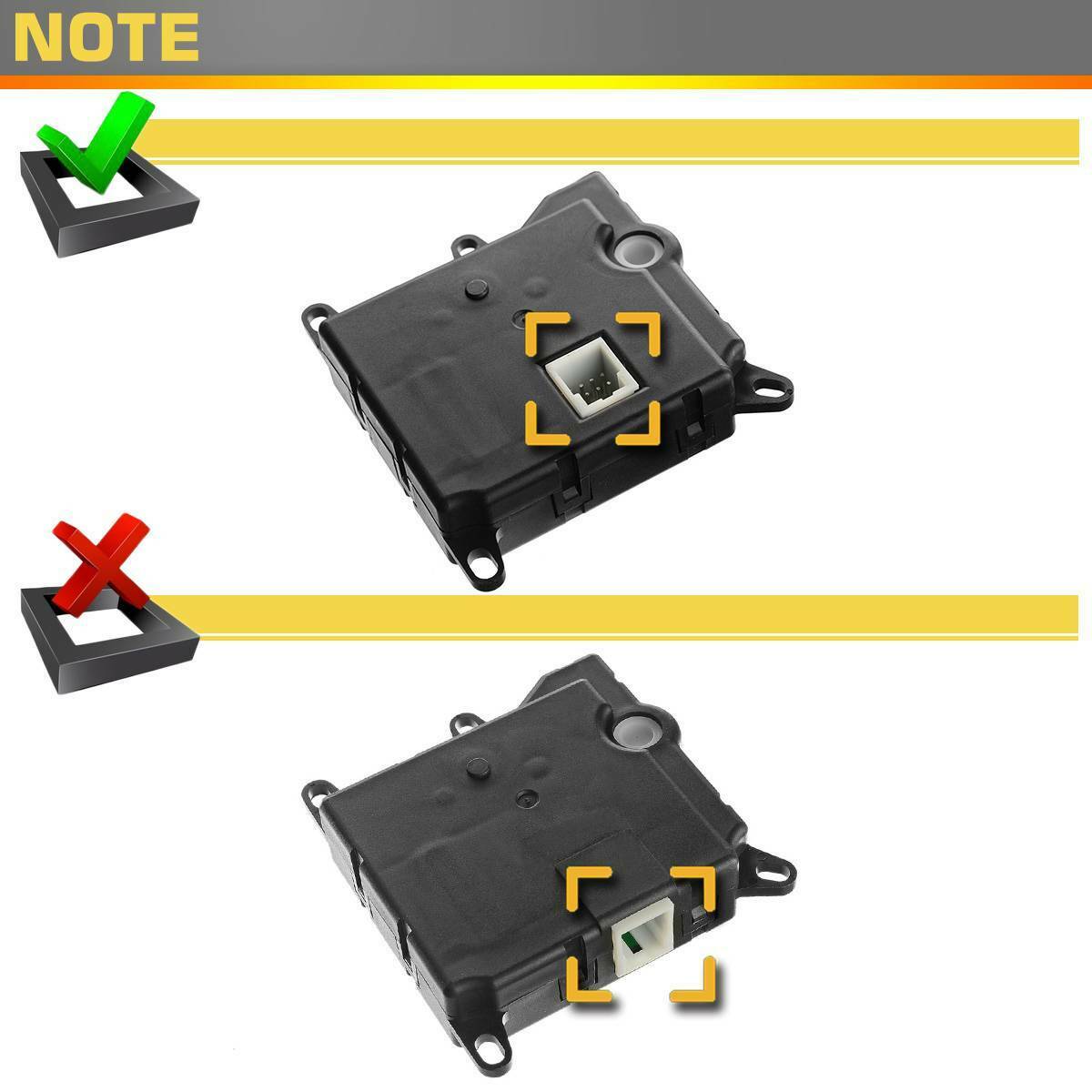 2 Sets Of - Heater Blend Door Actuator Temperature For Ford Lincoln Mercury