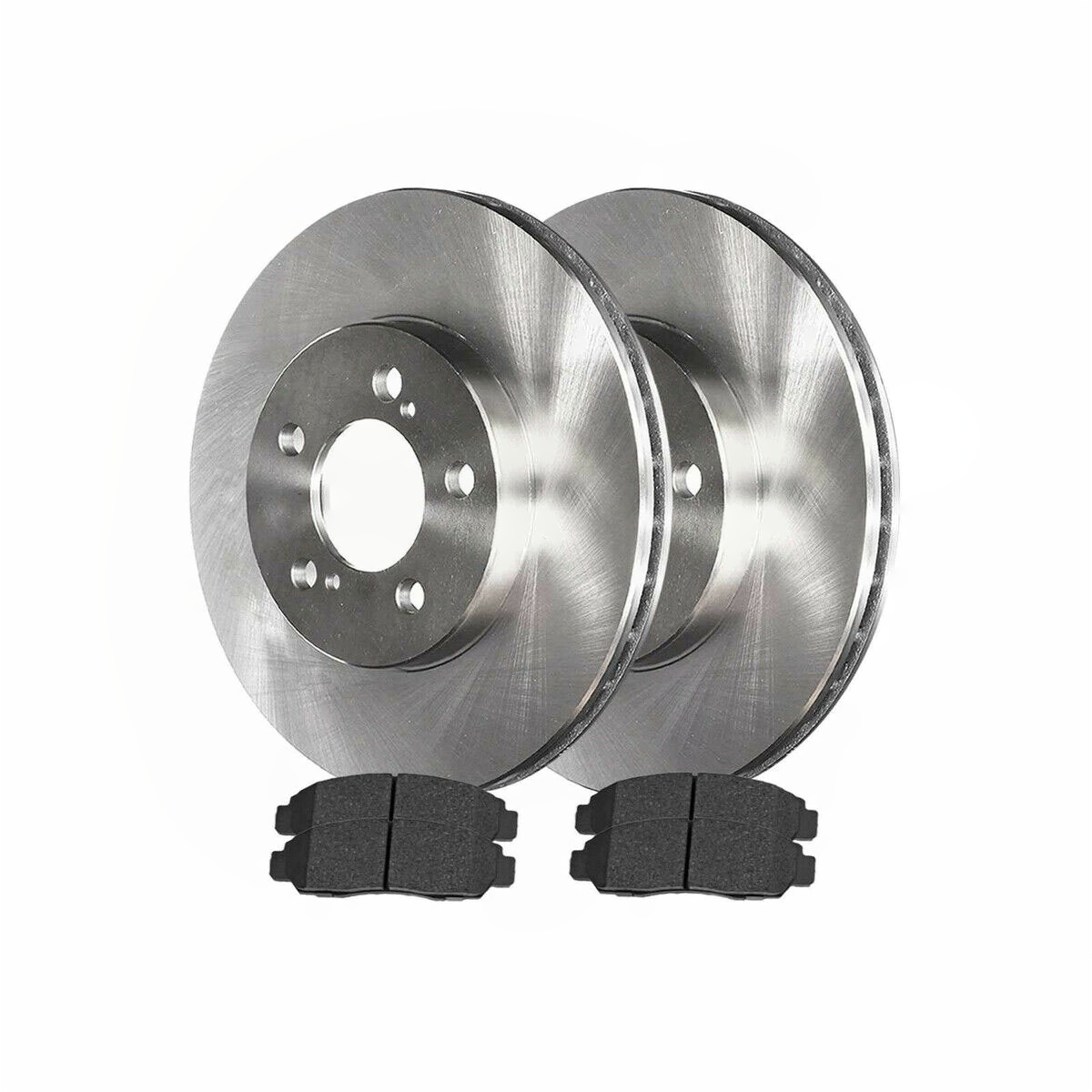 Front Brake Rotors & Ceramic Pads Kit For Acura CL TL TSX Honda Accord 2.4L