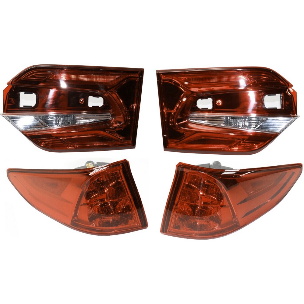 Tail Lights Taillights Taillamps Brakelights Set Of 4 Driver & Passenger Side