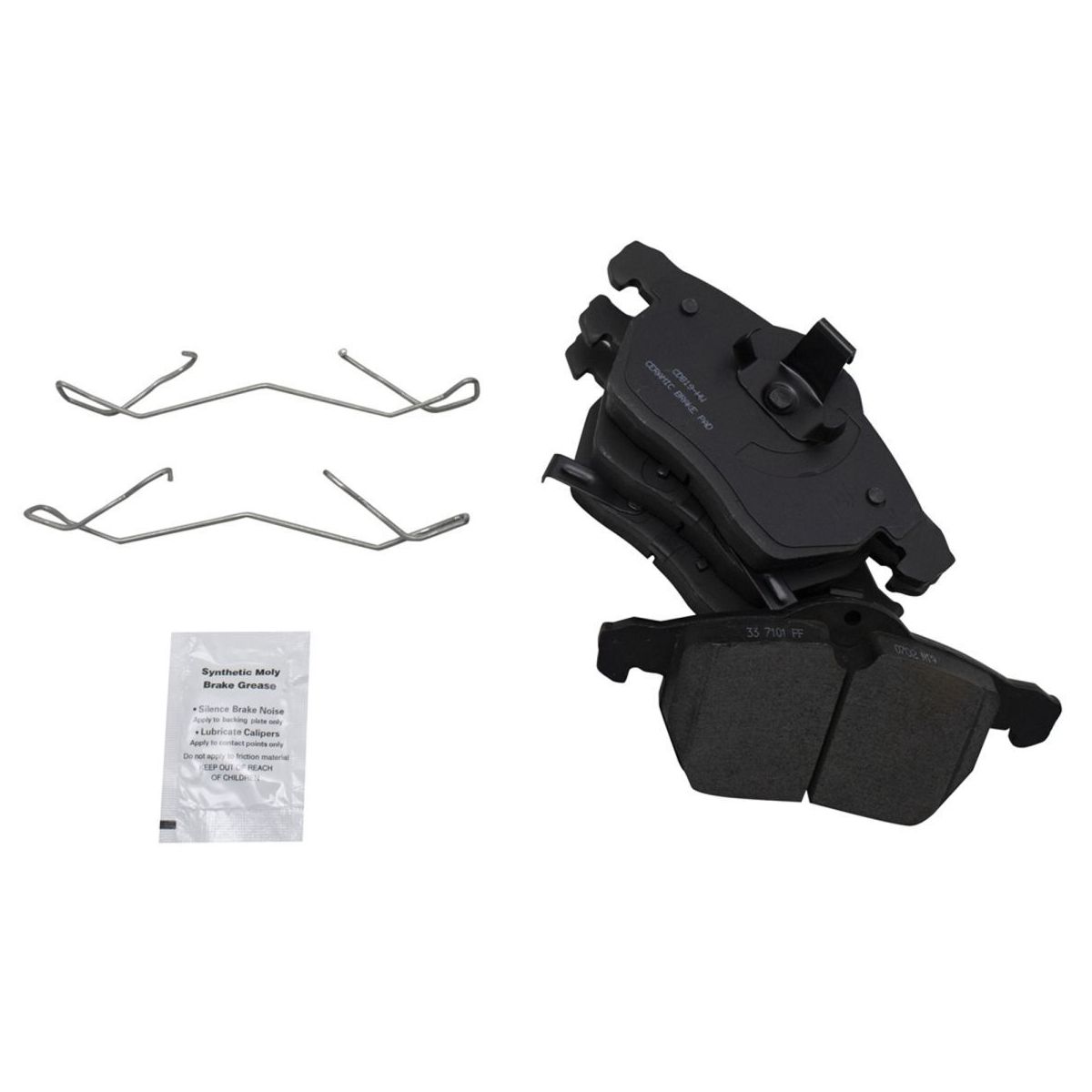 For 2002-2005 Saab 9-5 Linear Wagon Front & Rear Ceramic Disc Brake Pad Kit