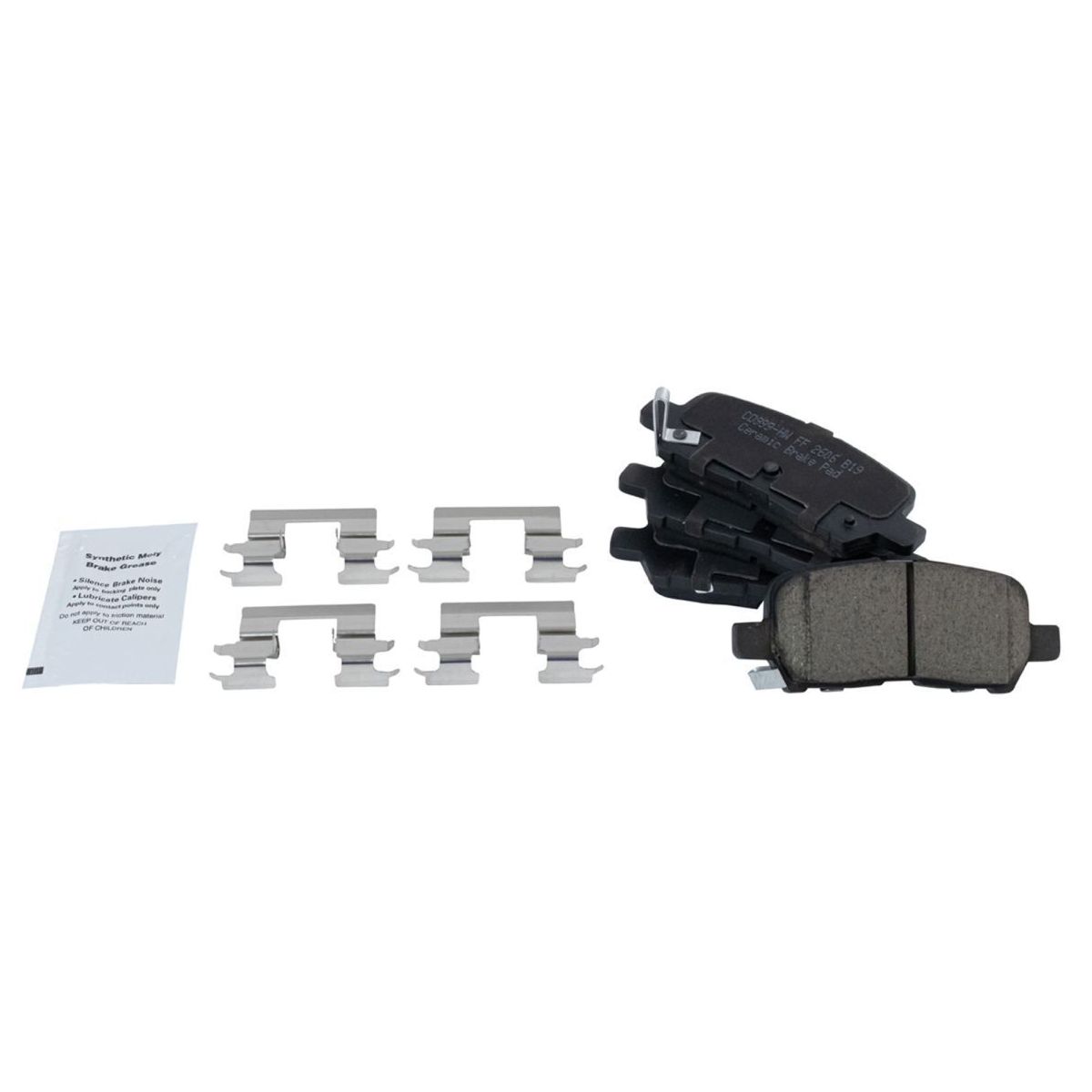 For Pontiac 2004 Grand Prix GT1 Sedan Front & Rear Ceramic Disc Brake Pad Kit
