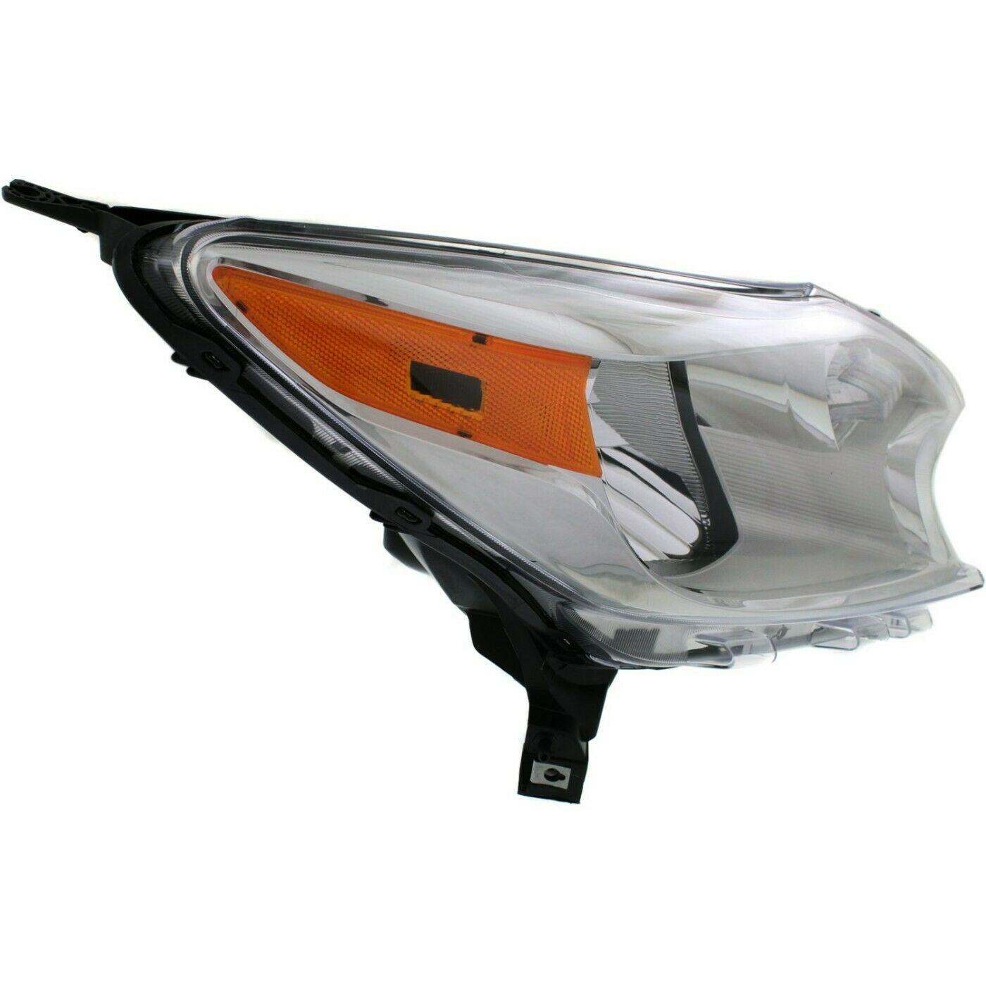 Headlight Set For Nissan 14-16 Versa Note Hatchback Left And Right With Bulb 2Pc