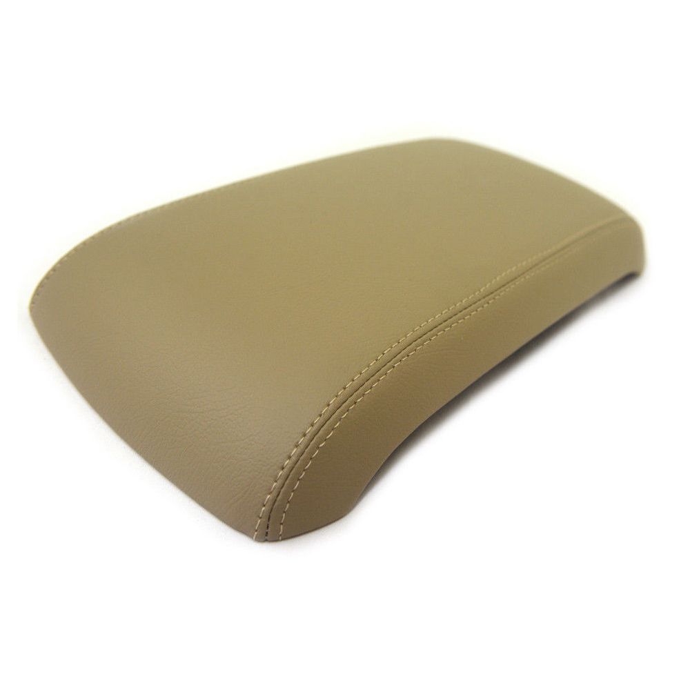 Center Console Armrest Leather Synthetic Cover For 07-10 MKX Sport Utility Beige