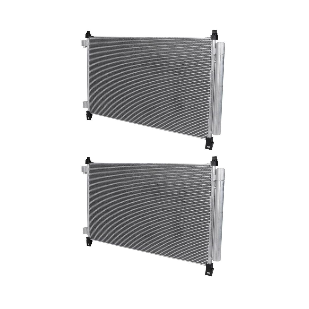 2 Sets Of - Aluminum AC Condenser A/C Air Conditioning For 2014-2019 Rogue 4-Door