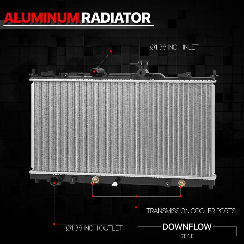 For 11-13 6 Sedan A86536-98331ARMEO Aluminum Factory Replacement Radiator-13389