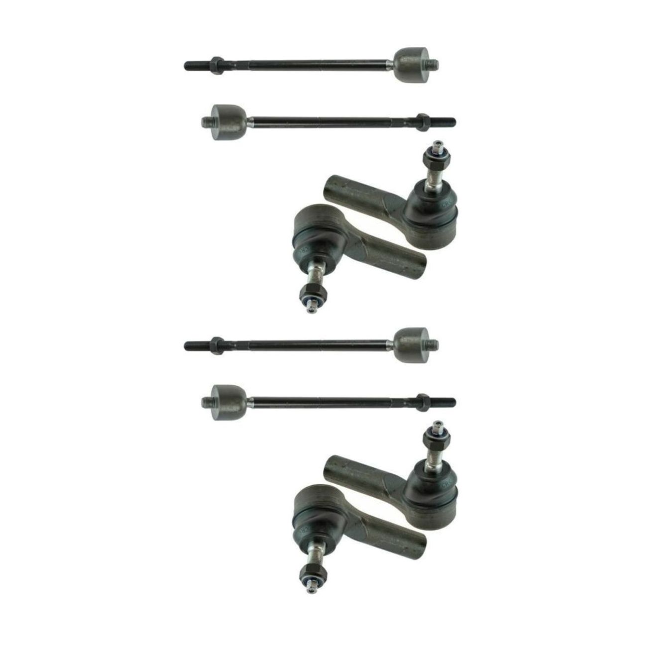 2 Sets Of - Kit Inner Outer Tie Rod End LH RH Set For Ford Mazda Mercury