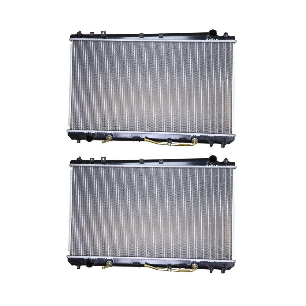 2 Sets Of - For 2000 2001 2002 2003 2004 Toyota Avalon Radiator