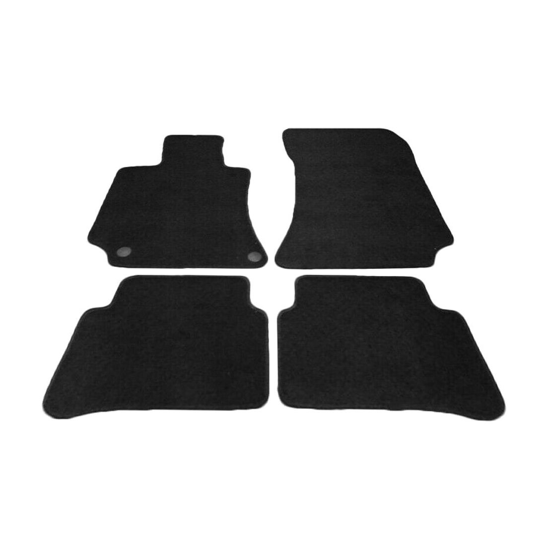 For 2010 E300 Coupe W212 OE Factory Fitment 4PCS Floor Mats Front & Rear Nylon