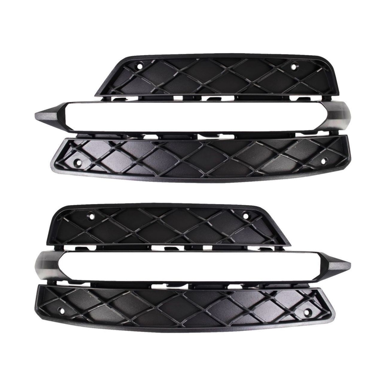 For Mercedes-Benz 12-14 C250 12-14 C300 12-14 C350 Fog Light Hole Cover Set