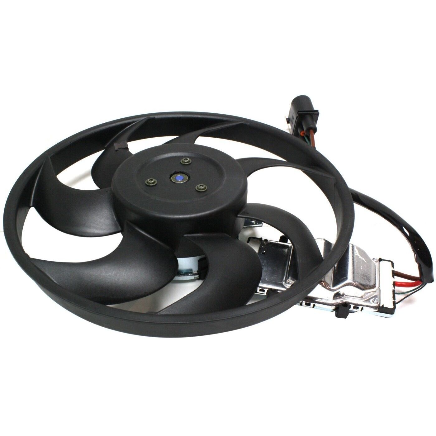 A/C Condenser Cooling Fan For 2004-2010 Volkswagen Touareg Sport Utility Left