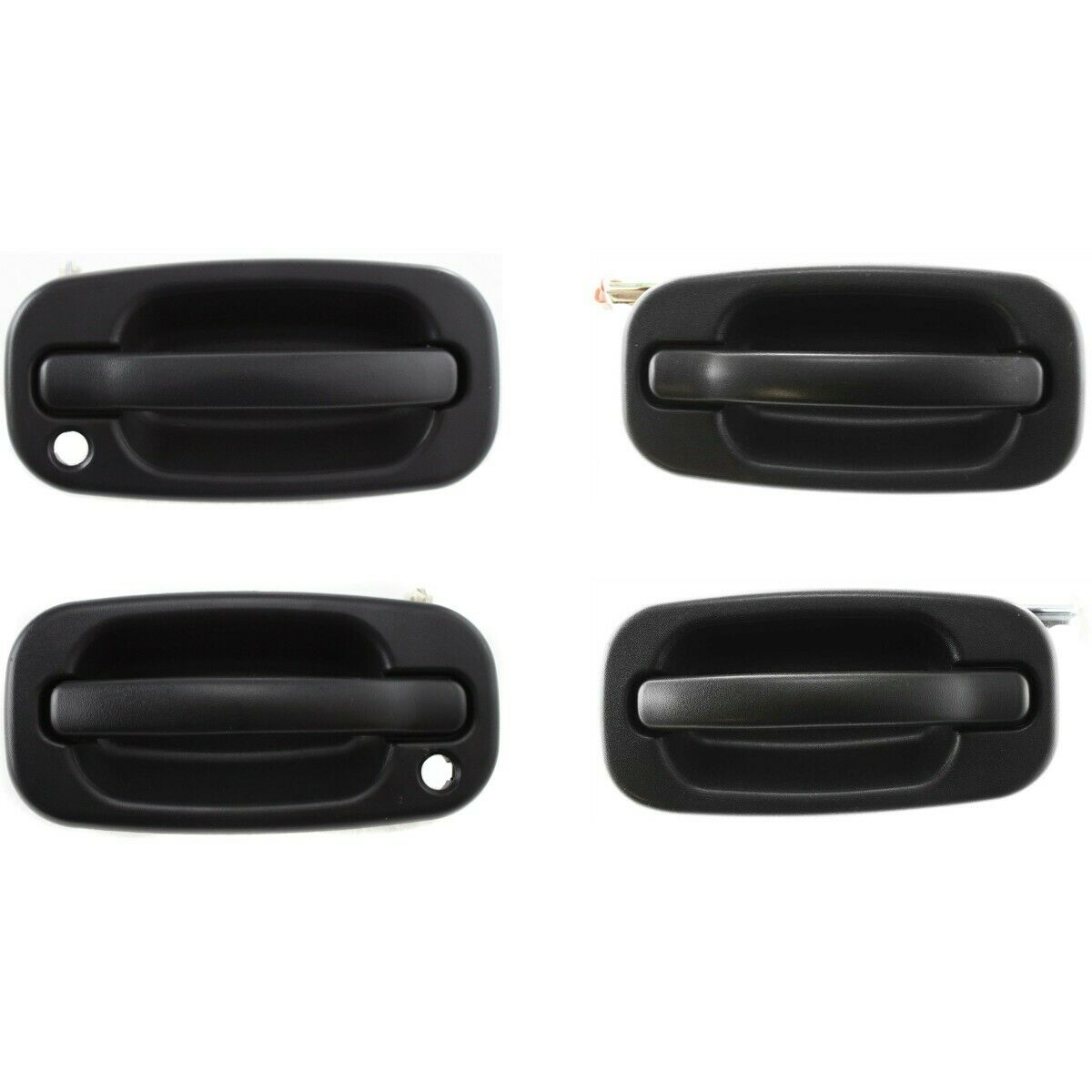 Exterior Door Handle For Cadillac Chevrolet GMC Set Of 4 Black
