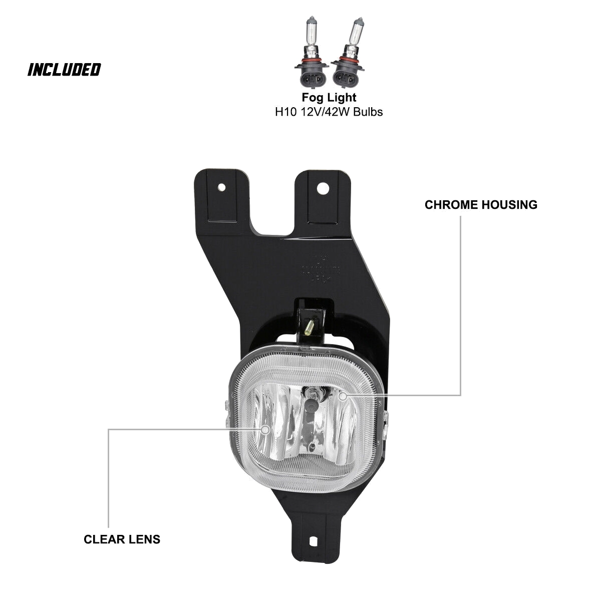 Fog Lights F350 SuperDuty Excursion Clear Lamps