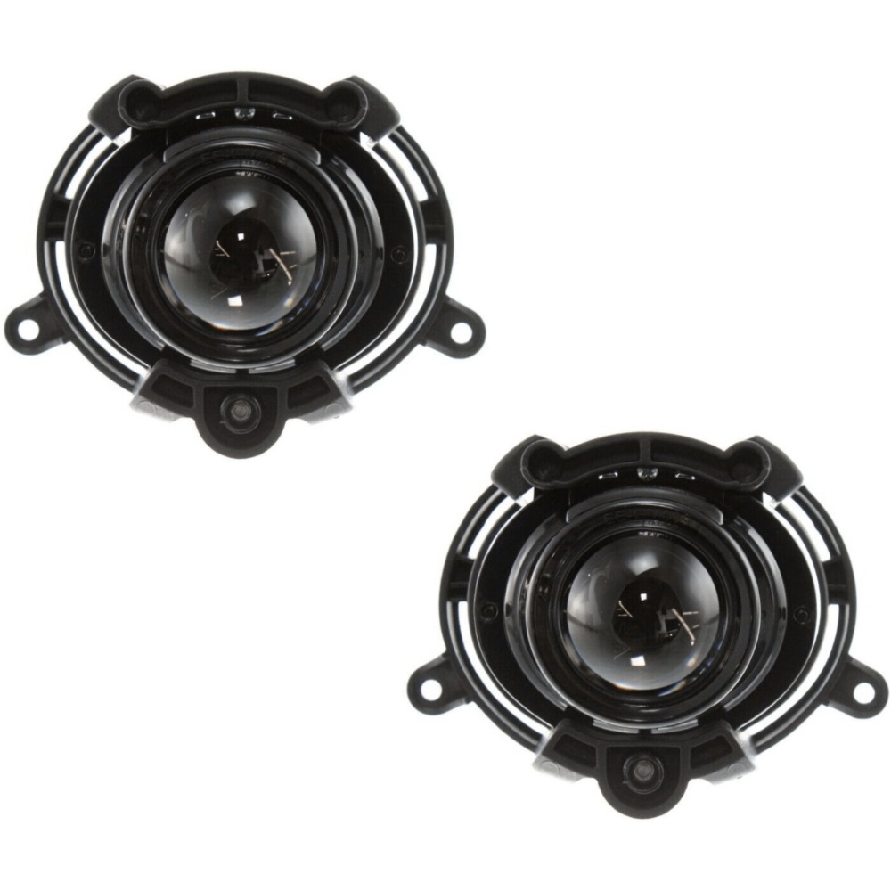 Set Of 2 Clear Lens Fog Light For 2008-15 Cadillac CTS Left & Right W/ Bulbs