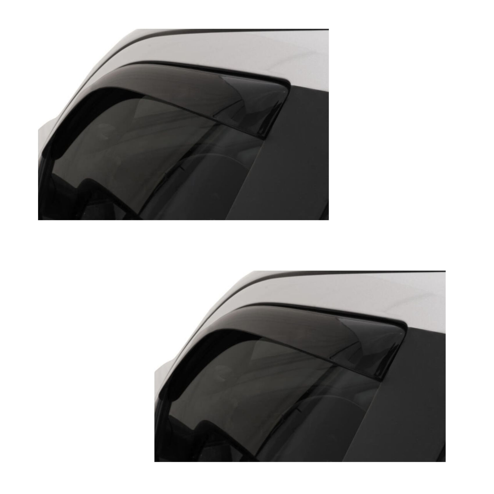 2 Sets Of - For Honda Odyssey Smoke In Channel Window Visor Door Window Protection