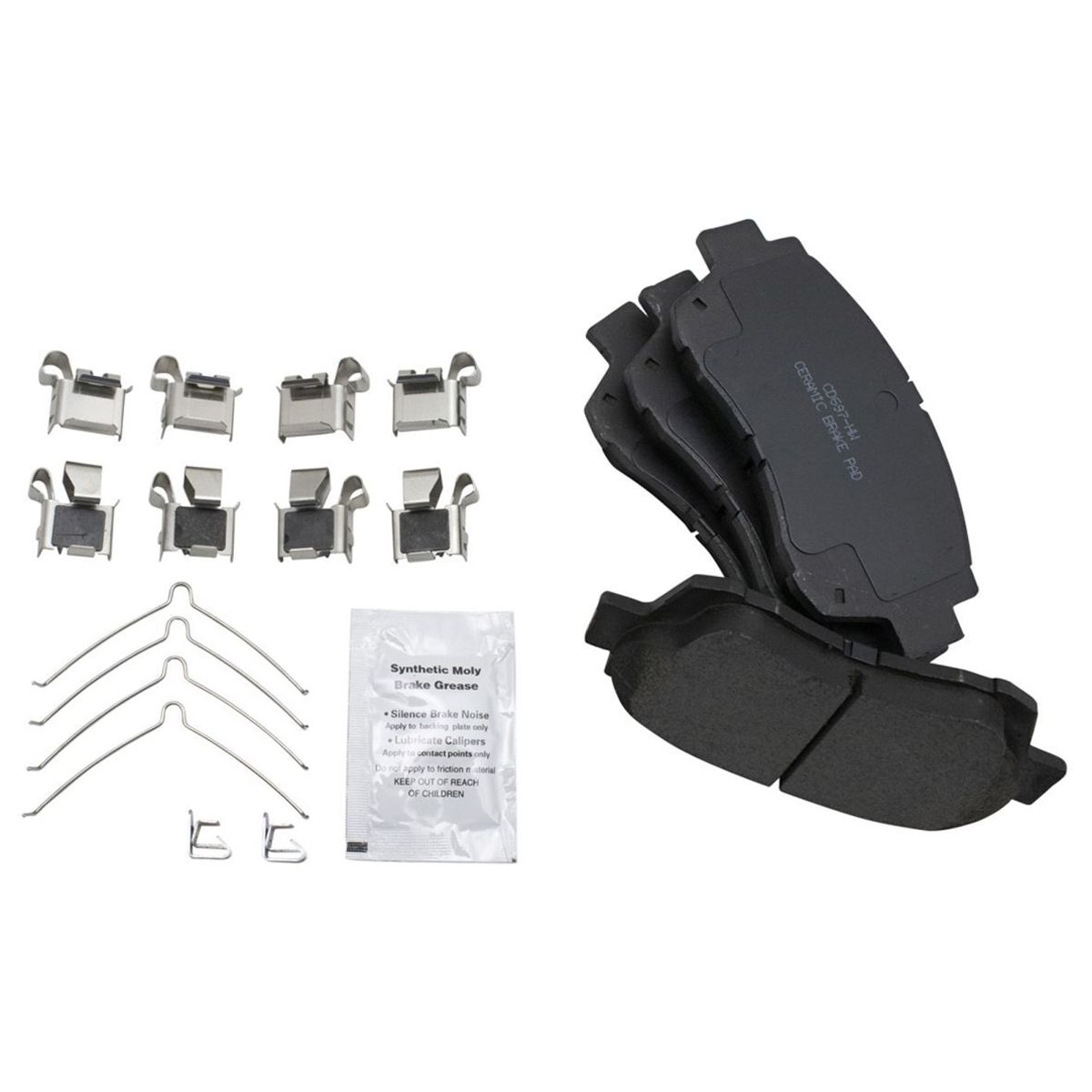 Brake Rotor Drilled Slotted & Posi Ceramic Pad Front Kit