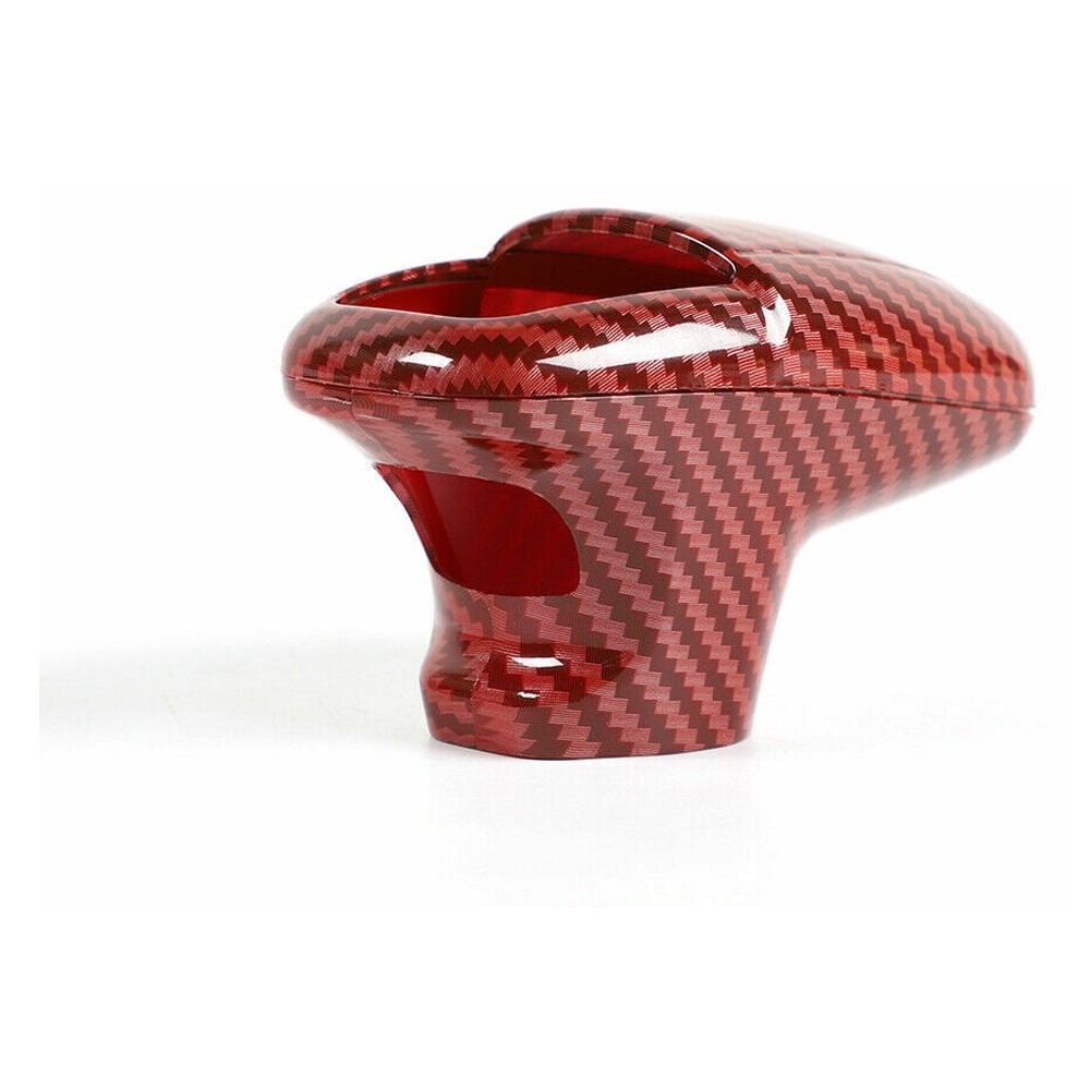 2 Sets Of - Red Carbon Fiber Gear Shift Knob Trim Cover