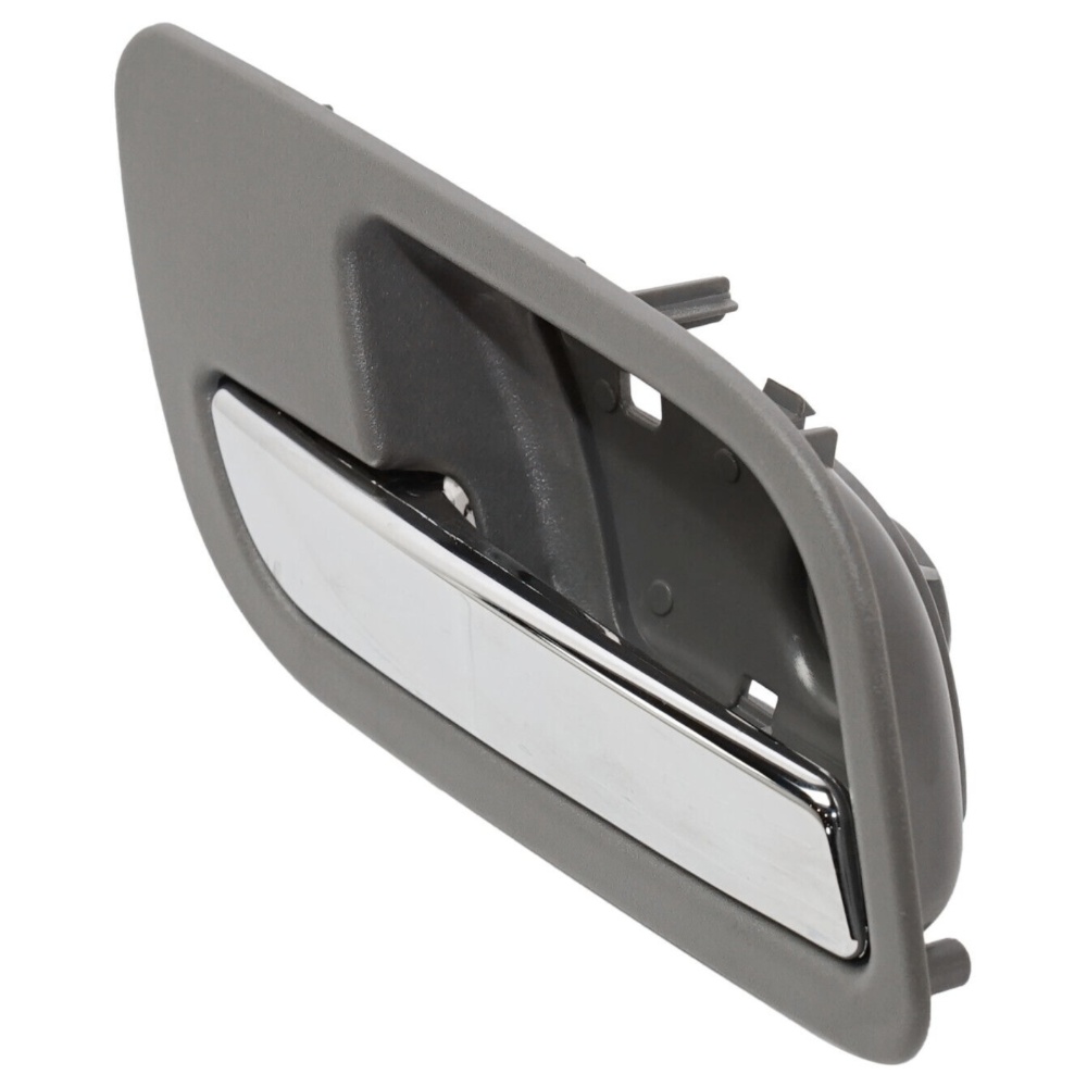 Dark Gray & Chrome Rear Inside Interior Door Handle Left Left Side For Chevy GMC