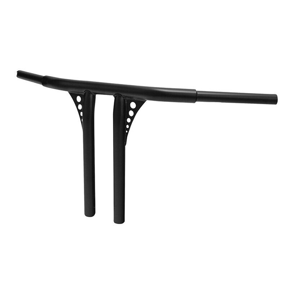 Black 16" Rise 1 1/4" T-Bar Bar Handlebar Fit For Harley-Davidson Harley