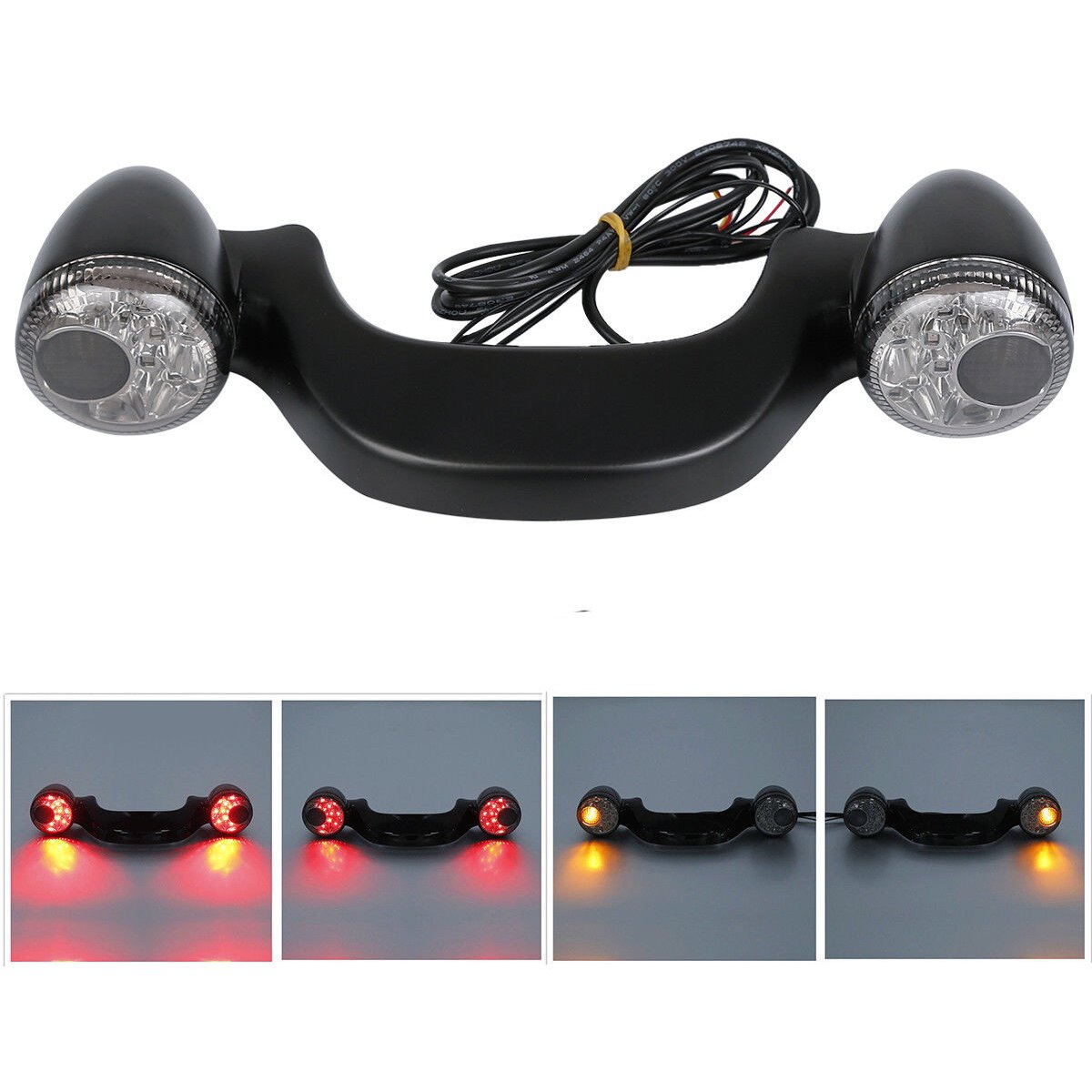 Rear LED Turn Signal Brake Light Bar Fit For Harley-Davidson Harley Touring