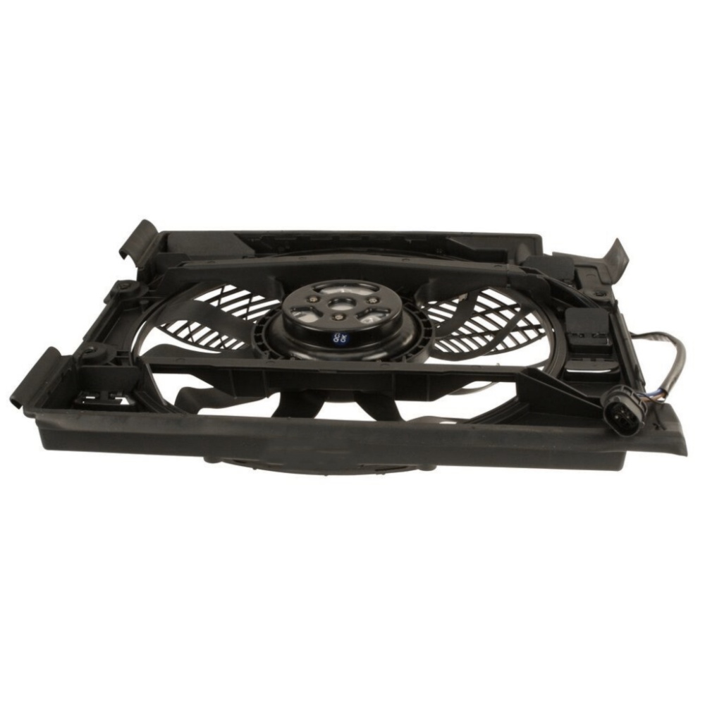 C Condenser Front Auxiliary Cooling Electric Fan Motor For BMW 5-Series