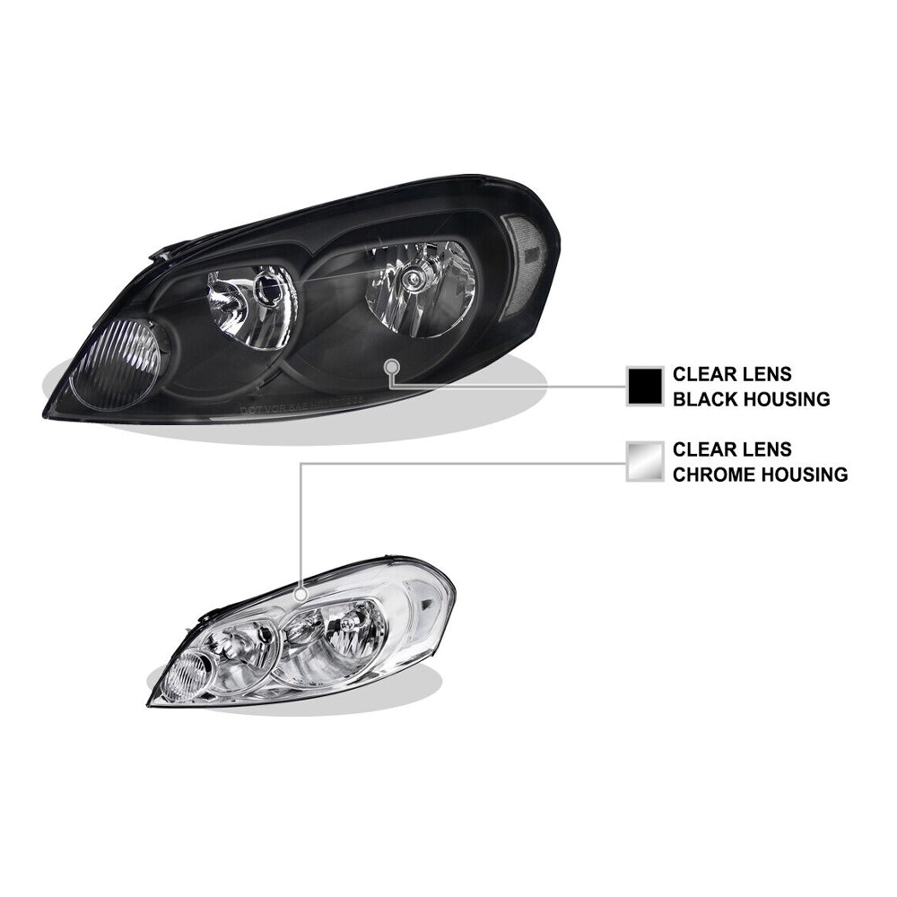 Headlights Lamps Left+Right