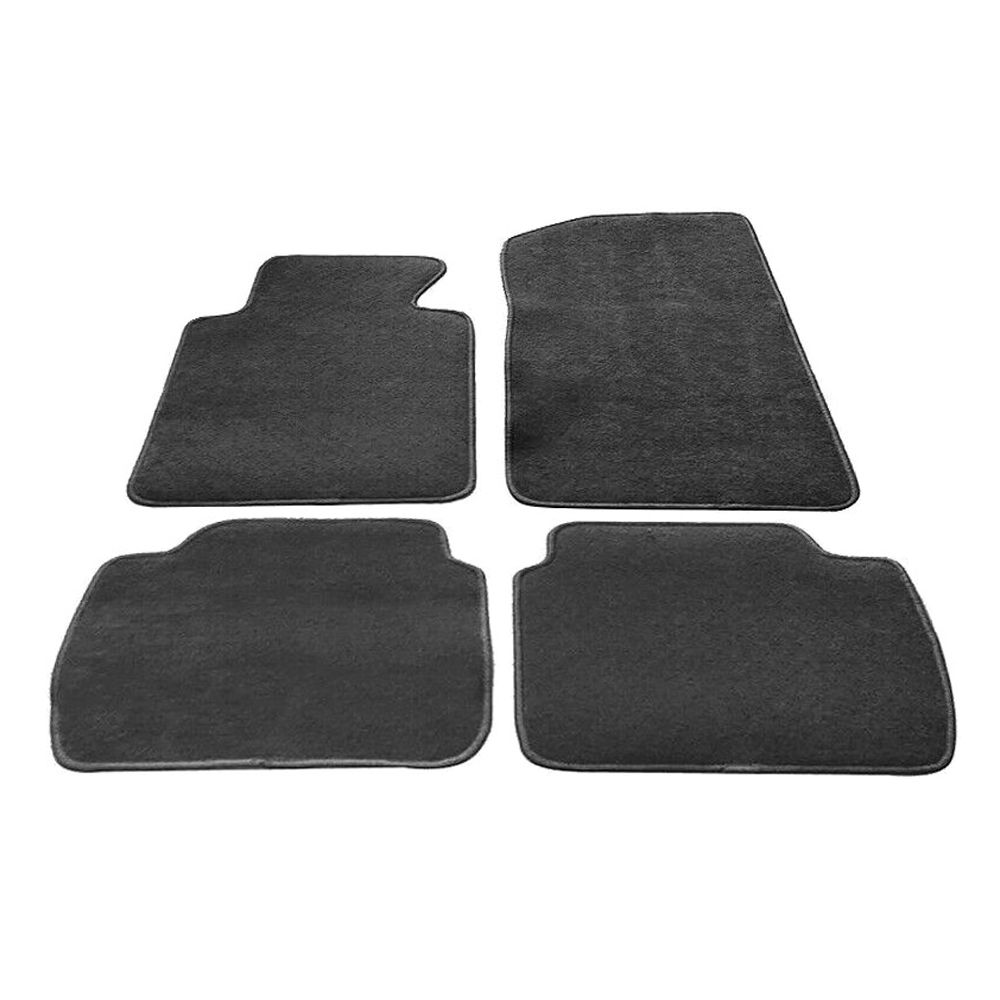 For 1999 318is Coupe E46 3-Series Floor Mats Carpet Front & Rear Gray 4PC-Nylon