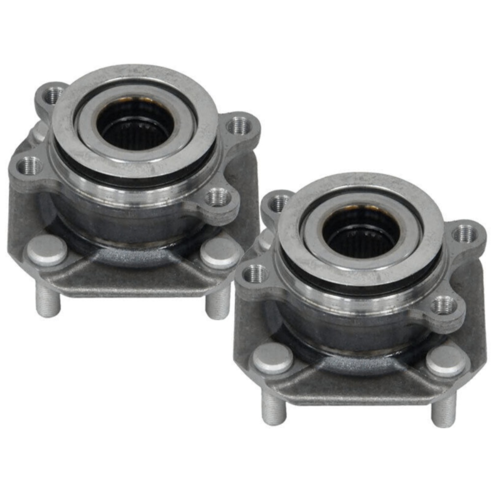 Front Wheel Hub & Bearing Assembly Pair For Nissan 07-12 Sentra Sedan 2.0L 4 Lug
