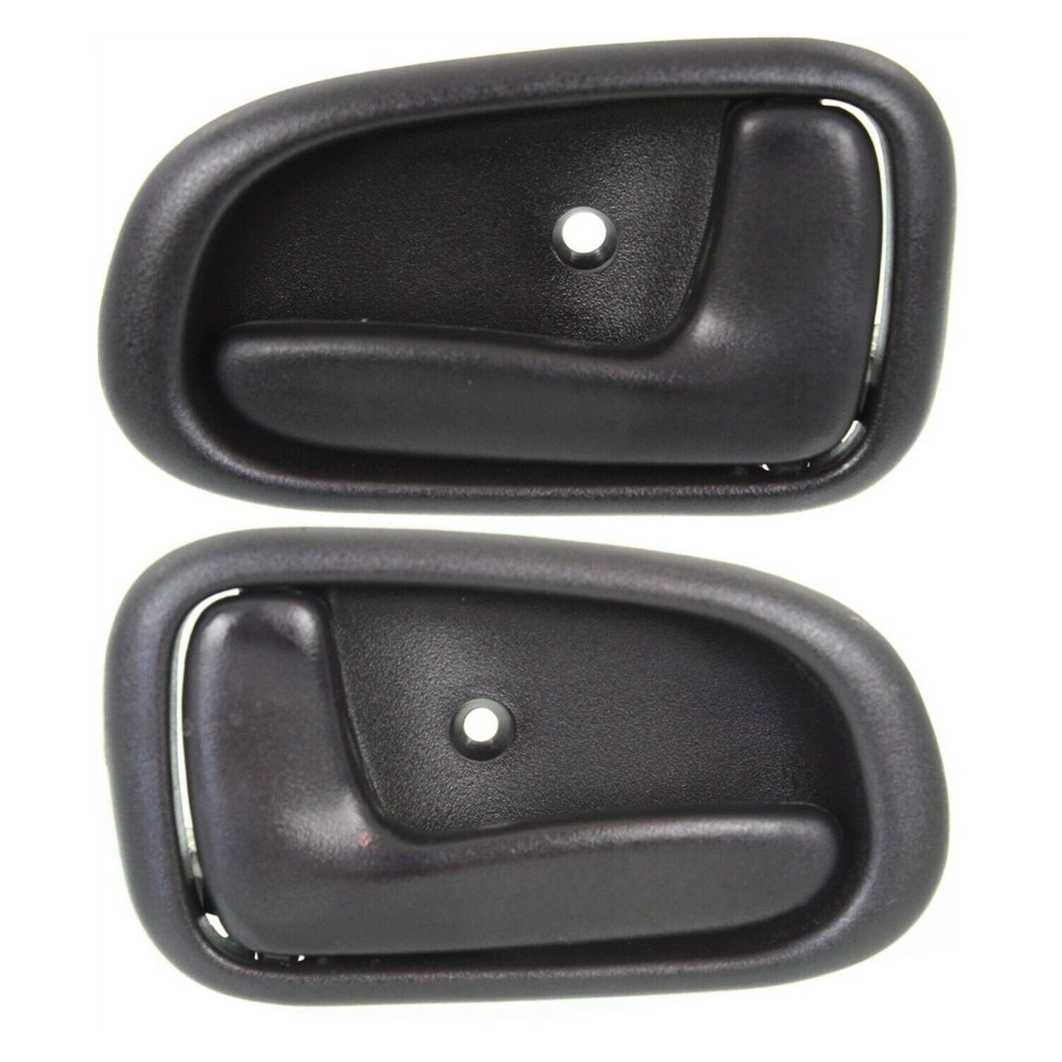Interior Door Handle For 1993-1997 Geo Prizm Base Sedan Set Of 2 Brown Plastic