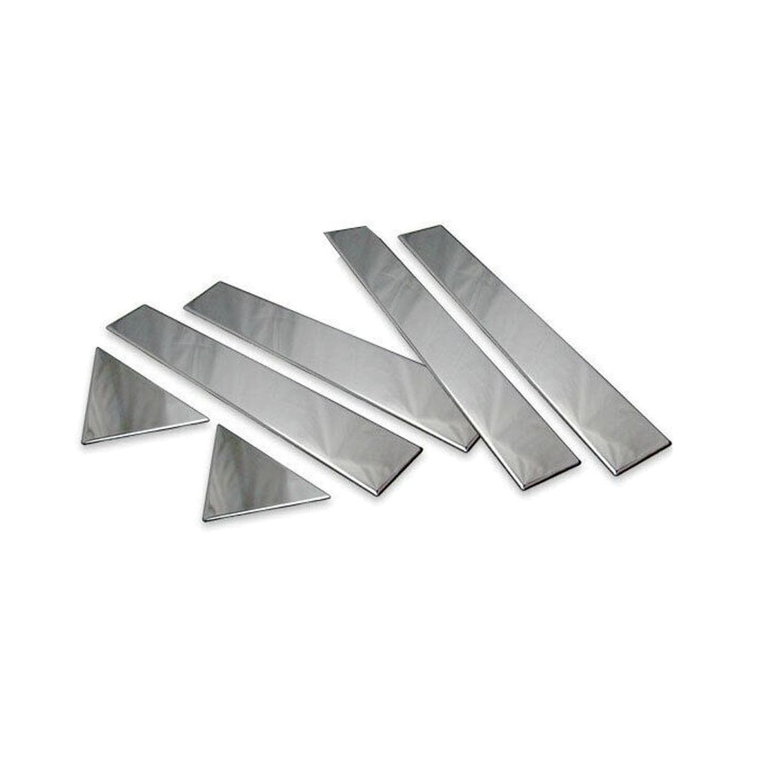 Fit 05-10 Chrysler 300 300C Chrome Door Pillar Post 6PC Polished Stainless Steel