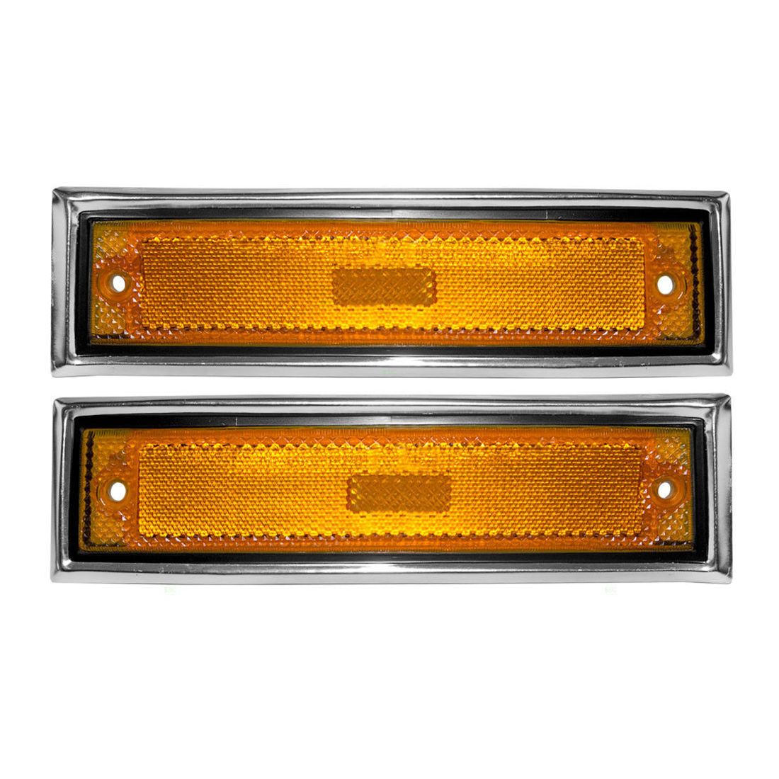 For 1981 C10 Cheyenne A86515-GM2551107_GM2550115 Front Side Marker Lights Set