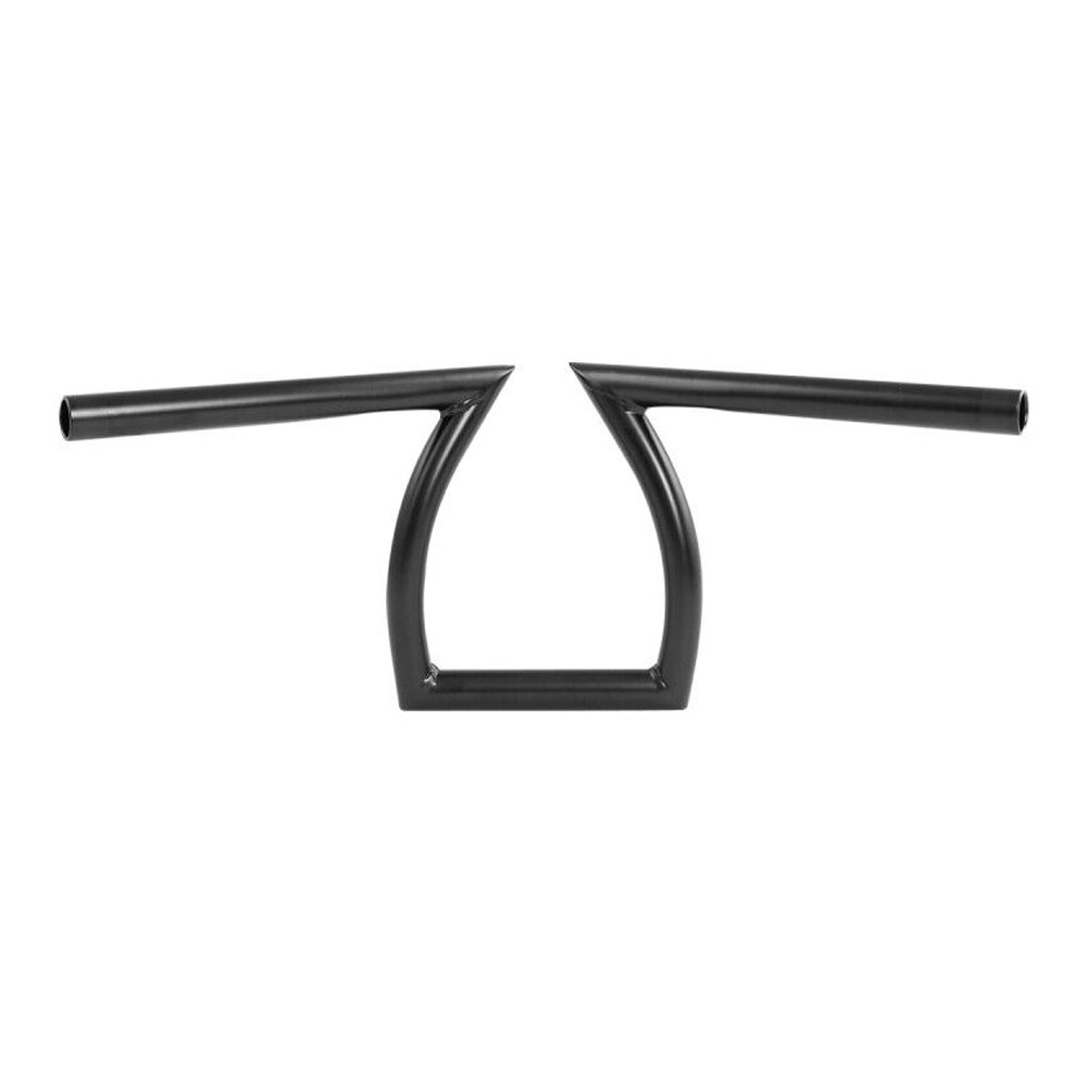 Black 1" Handlebars Z Bars For Harley-Davidson Honda Kawasaki Choppers Custom