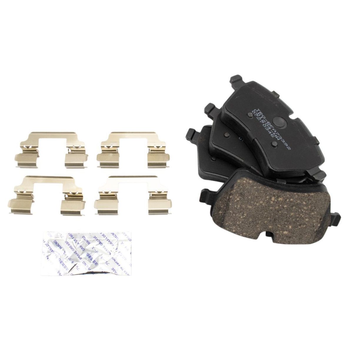 Front Ceramic Brake Pad & Rotor Kit For 11-16 Cooper Countryman Base W/Fluid