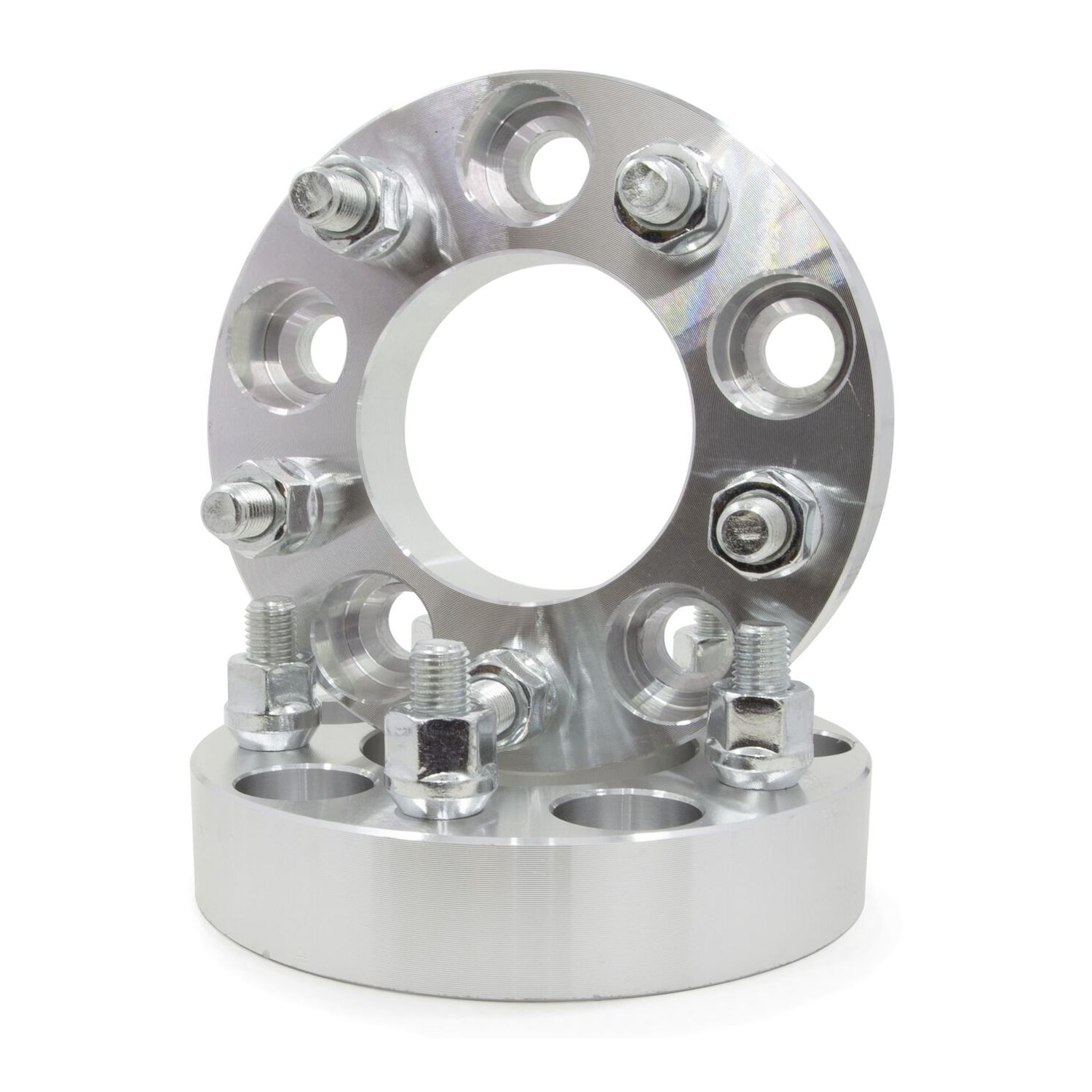 2 Wheel Spacers Adapters 5x5 To 5x5 1.5" - 5x127 To 5x127 - Jeep JK 1/2" Stud