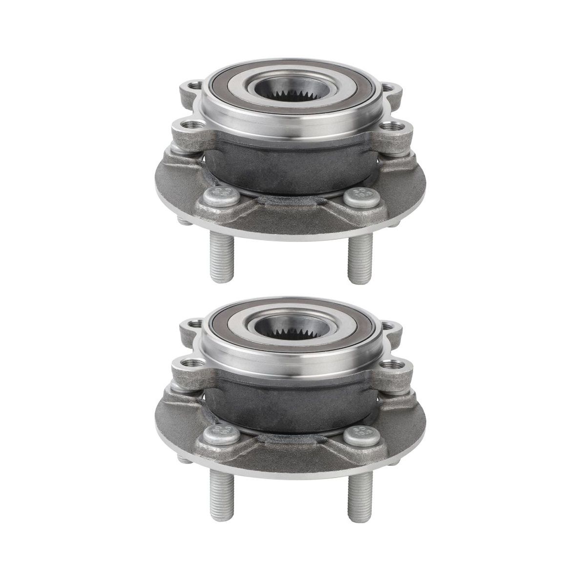 2 Sets Of - Front Wheel Bearing & Hub G Assembly For 2014-2017 2013-2018 CX-5 W/ ABS
