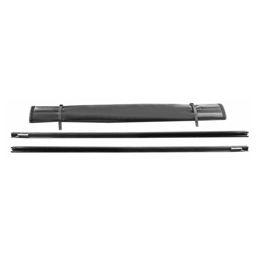 5.5FT Soft Roll Up Truck Bed Tonneau Cover For TITAN 16-22 Nissan Titan W/ LED