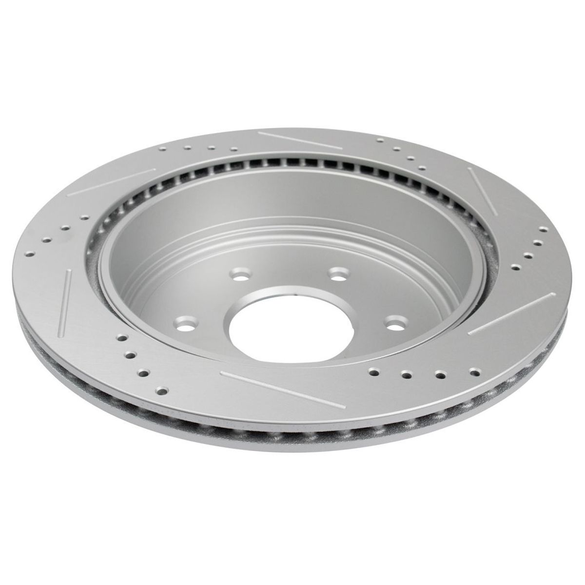 For 17-19 Nissan TITAN S Drilled Slotted G-Coated Rear Brake Rotor Set Of 2