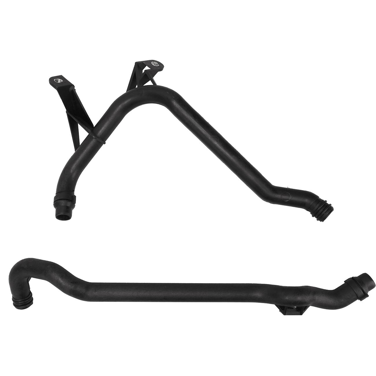 2 Engine Heater Inlet Pipe + Water Coolant Pipe For 1997-06 BMW E46 11537502525