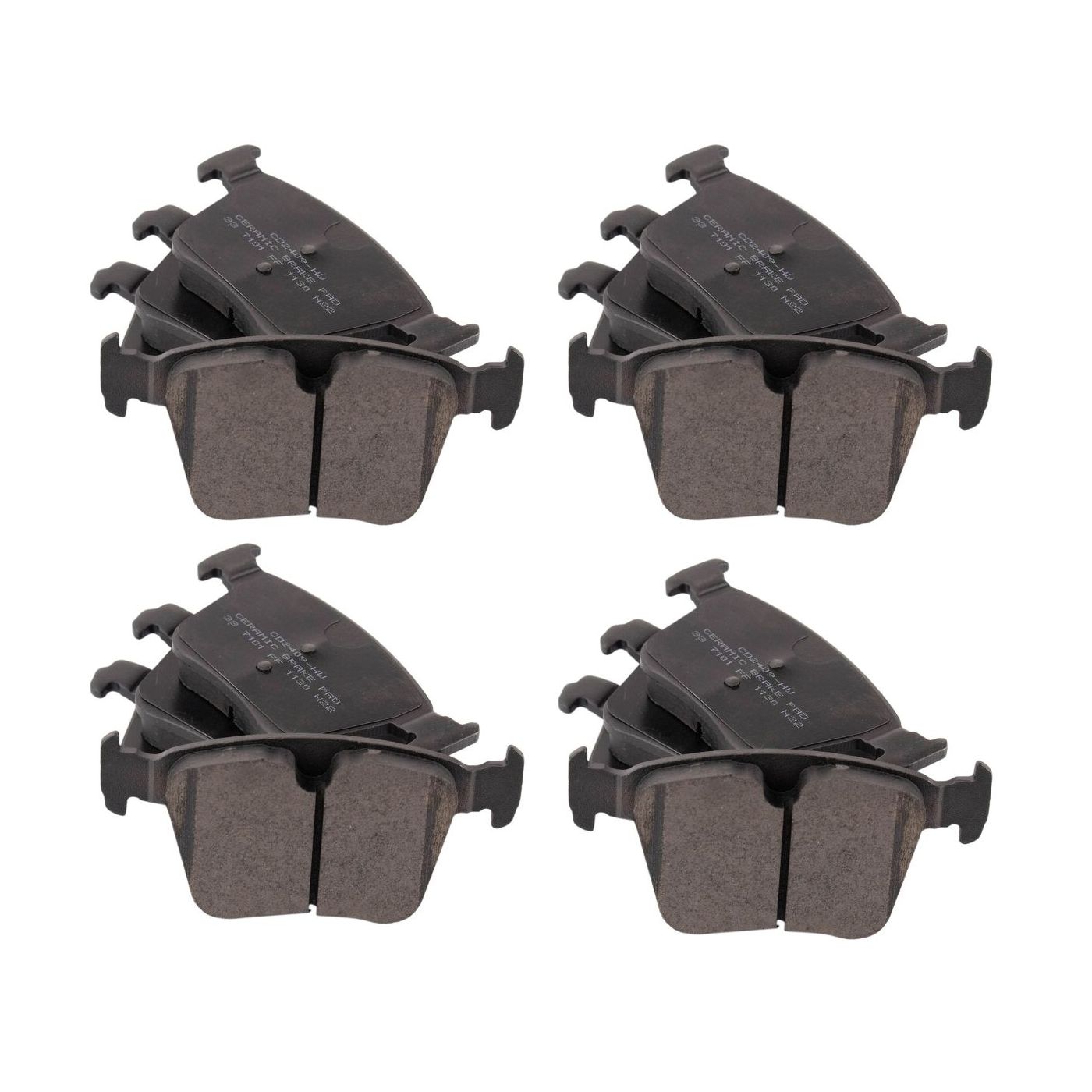 4 Sets Of - For Volvo 19-22 S60 19-22 V60 19-22 XC60 19-22 XC90 Rear Ceramic Brake
