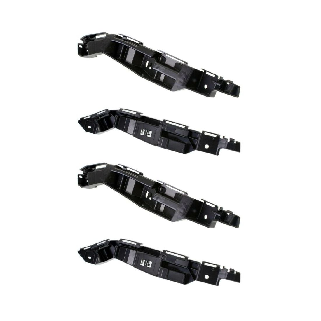 2 Sets Of - Bumper Bracket For 2010-2012 Ford Fusion Sedan Side Cover Reinforcement