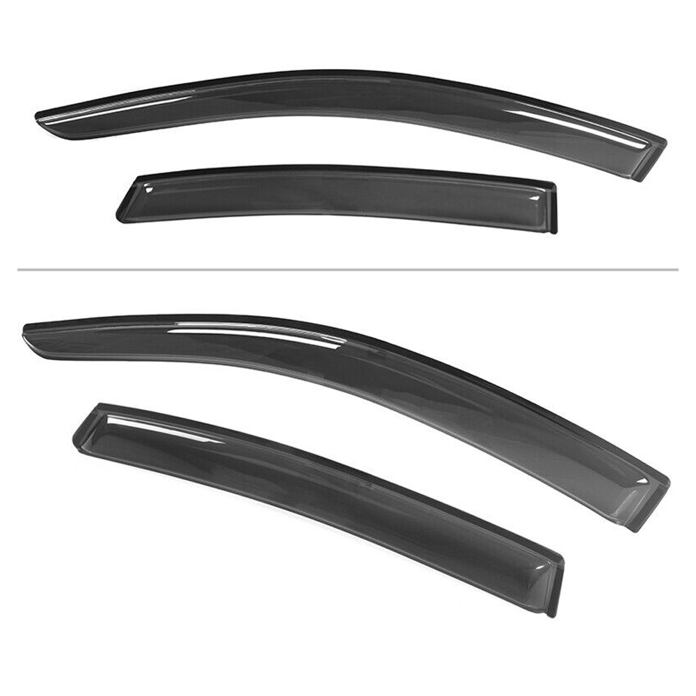8 PCS - For Nissan 2013-2018 Altima Sedan Window Visors Rain Sun Guard Vent Pieces