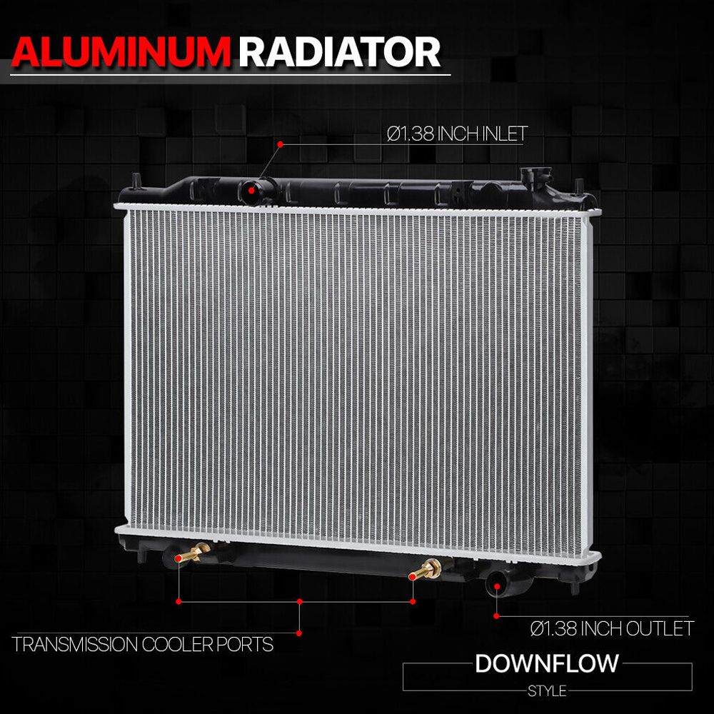 For 04-09 Quest A86536-2962ARMEO 3.5 Aluminum Factory Replacement Radiator-2692