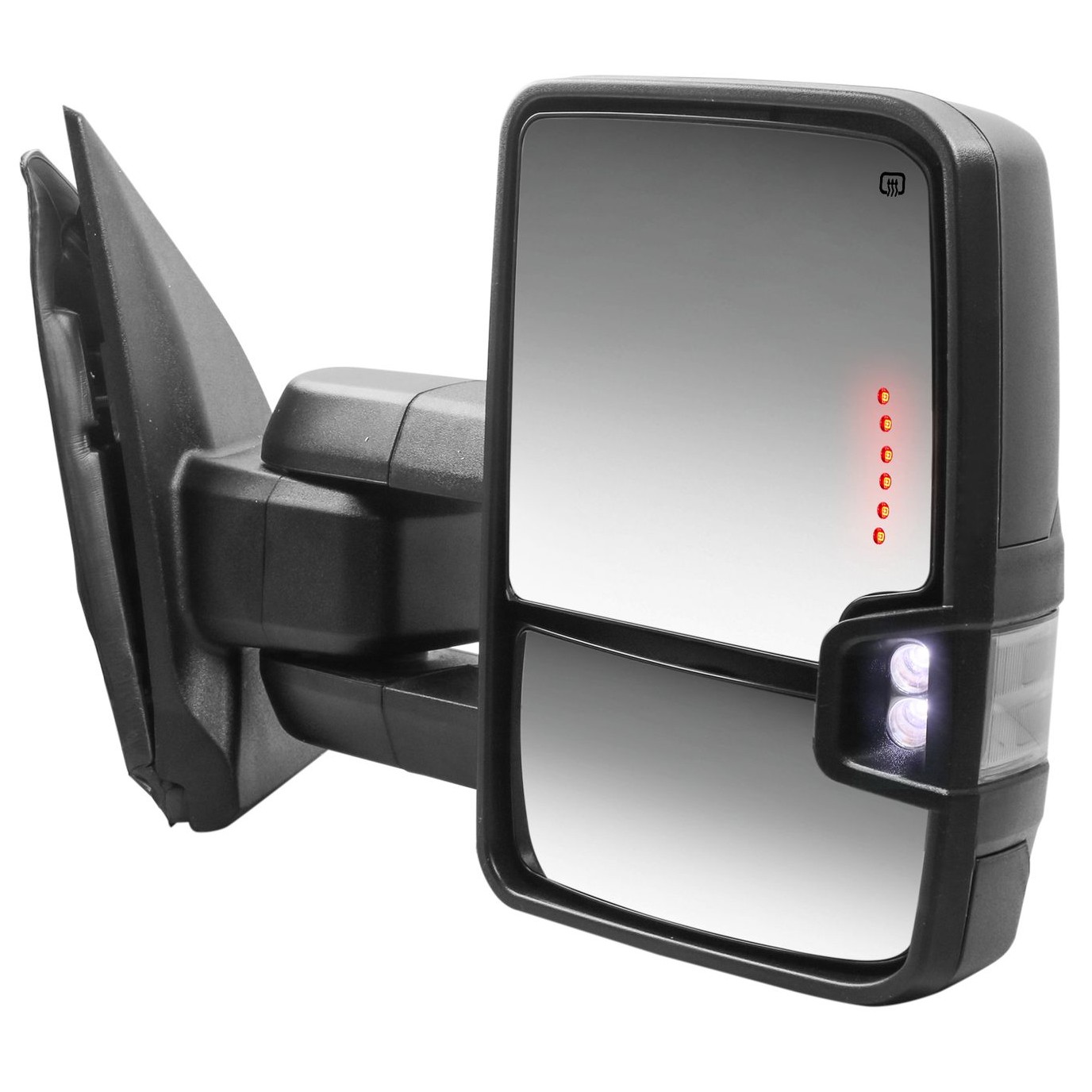 Pair Power Heated Tow Mirrors For Excursion F250 F350 F450 F550 SuperDuty