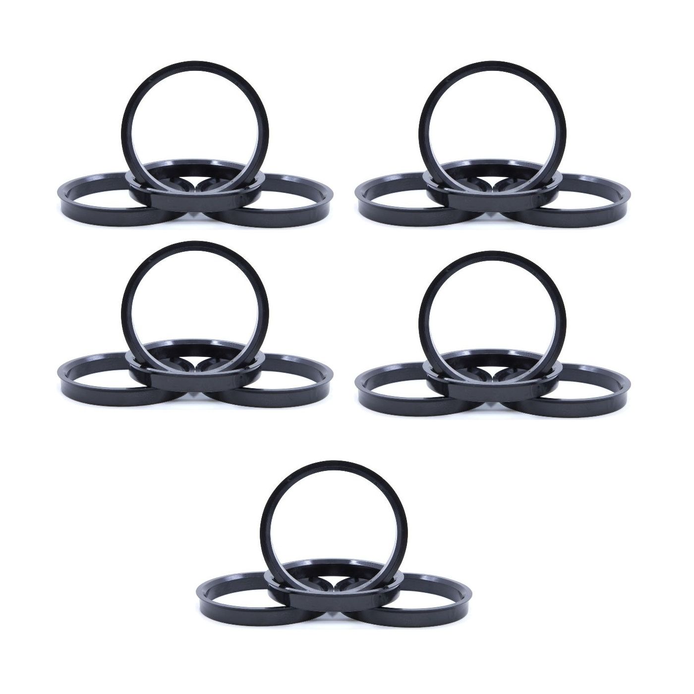 5 Sets Of - Hub Rings 73.1mm To 56.1mm Hubcentric Ring - 56.1 Fits Mini
