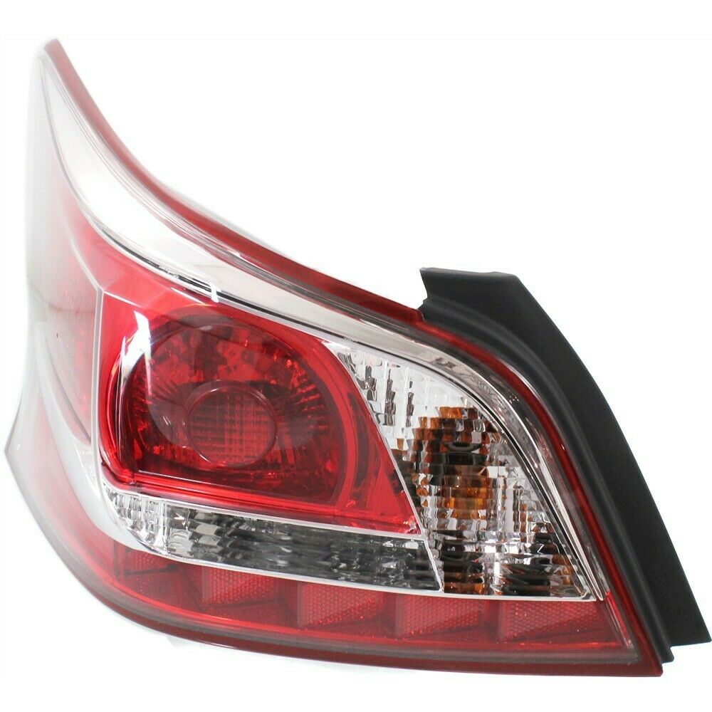 Tail Light For 2013 Altima Sedan LH Sedan Standard Type Red & Clear Lens