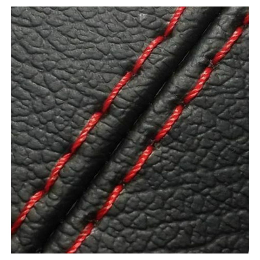 Center Console Lid Armrest Cover Leather For Nissan Xterra 2005-2015 Red Stitch