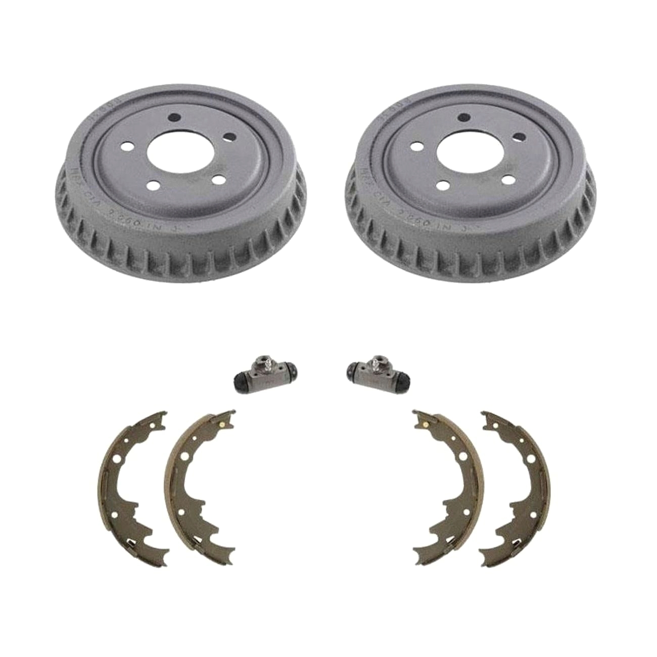 Standard Rear 9" Drums Brake Shoes 8pc For 01-08 Ford Ranger Rear Wheel Drive