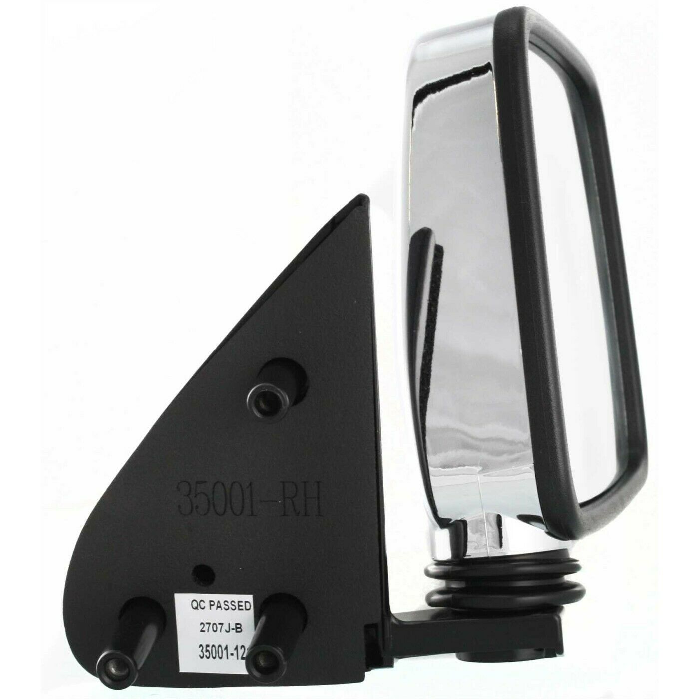 Chrome Manual Side View Mirrors Pair Set For D21 Pathfinder Pickup Hardbody