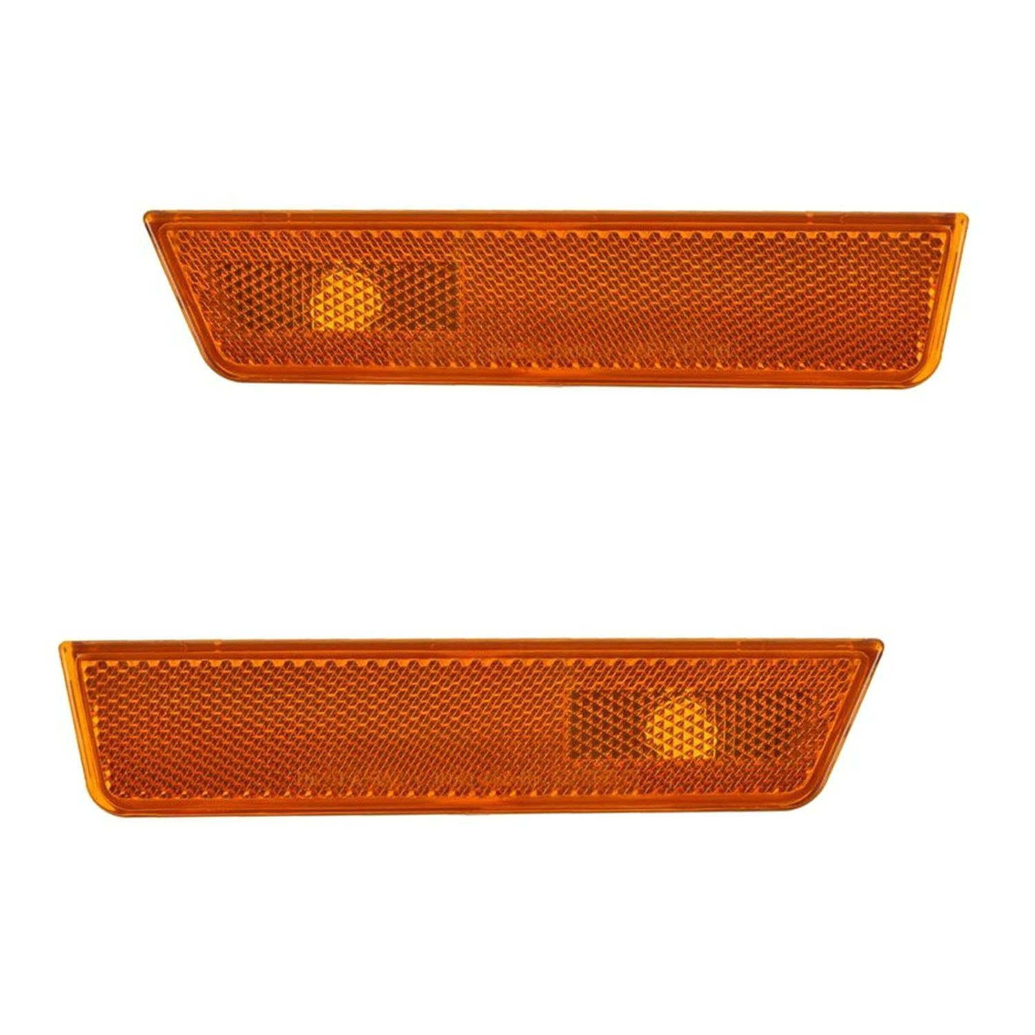 For Dodge 2008-2014 Challenger Front Bumper Side Marker Parking Light Set Kit