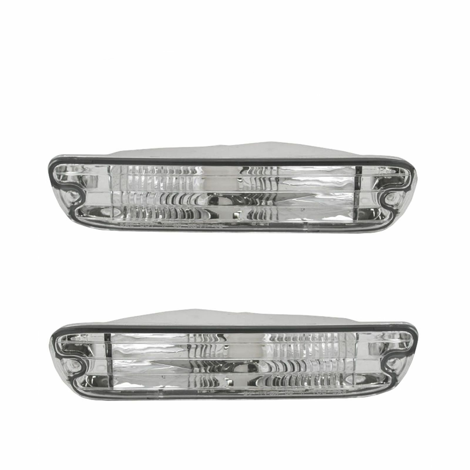 Bumper Mounted Parking Light Pair Set Of 2 For 95-97 Mercury Grand Marquis Sedan