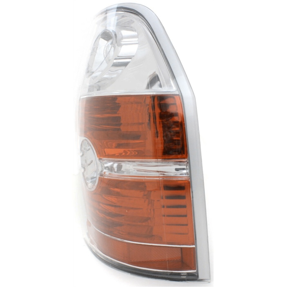 Halogen Tail Light For 04-06 MDX Base 04-06 MDX Touring Right Clear & Red Lens